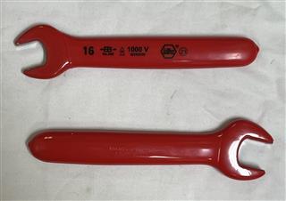 WIHA 15 PIECE INSULATED OPEN END WRENCH SET - METRIC